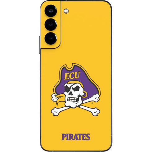 East Carolina University ECU Pirates Logo Yellow Galaxy S22 Plus Skin